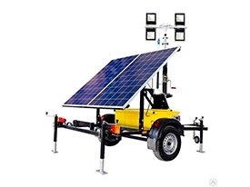 Передвижная осветительная установка на солнечных батареях ПОУ 6(Л) 4х100 (LED)