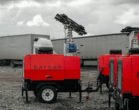 Осветительная мачта BAYSAR DM-16 со встроенным генератором 8 кВт